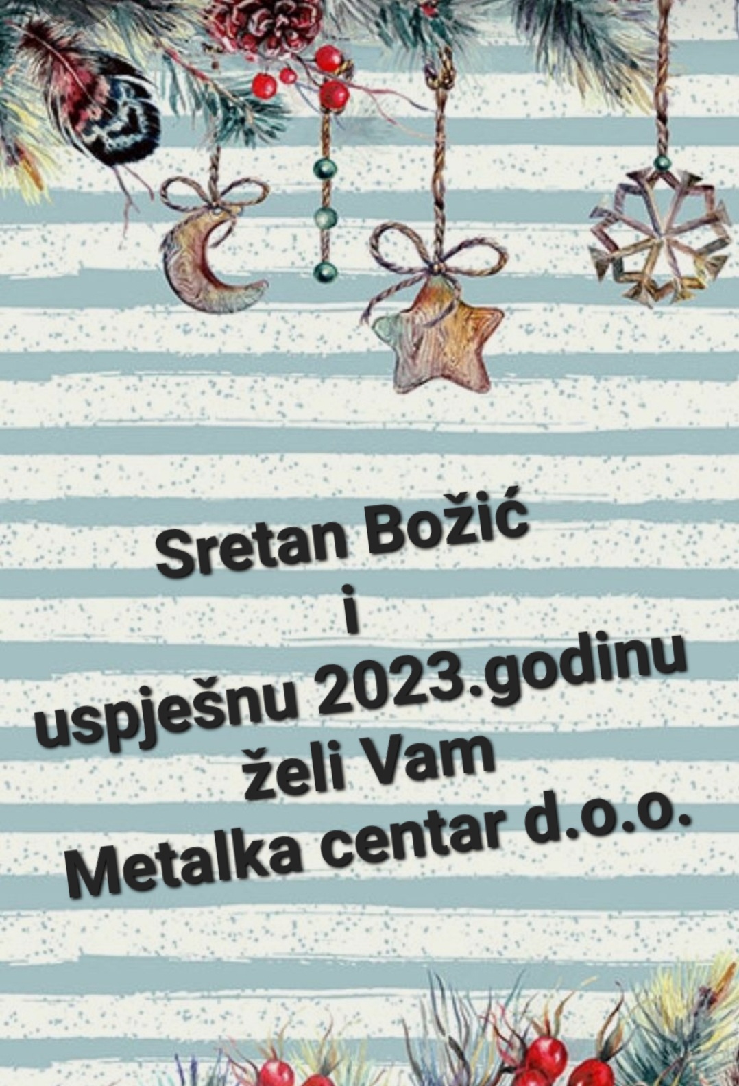 SRETAN BOŽIĆ I SRETNA 2023. GODINA